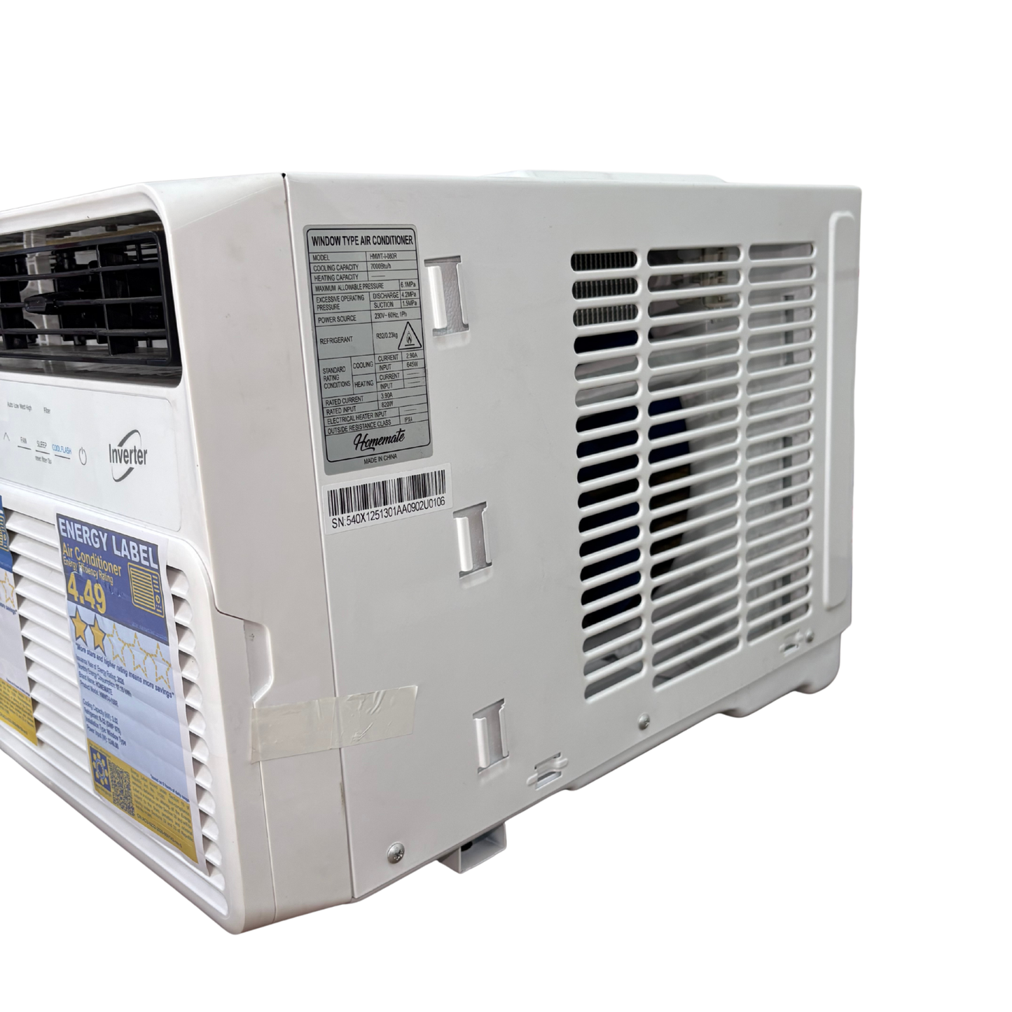 HOMEMATE FULL DC INVERTER WINDOW TYPE AIRCONDITIONING